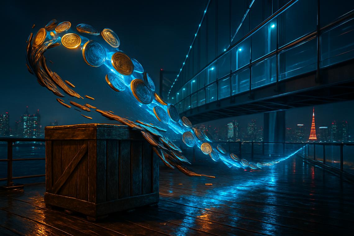 Instant crypto payment on freight delivery